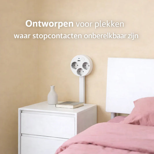 Smart Power Hub | Verstelbare Stopcontact Verlenger